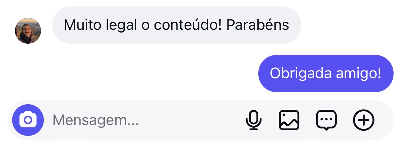 Depoimento sobre o conteúdo